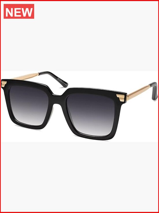 Retro Oversized Square Sunglasses UV400 Protection main image 5
